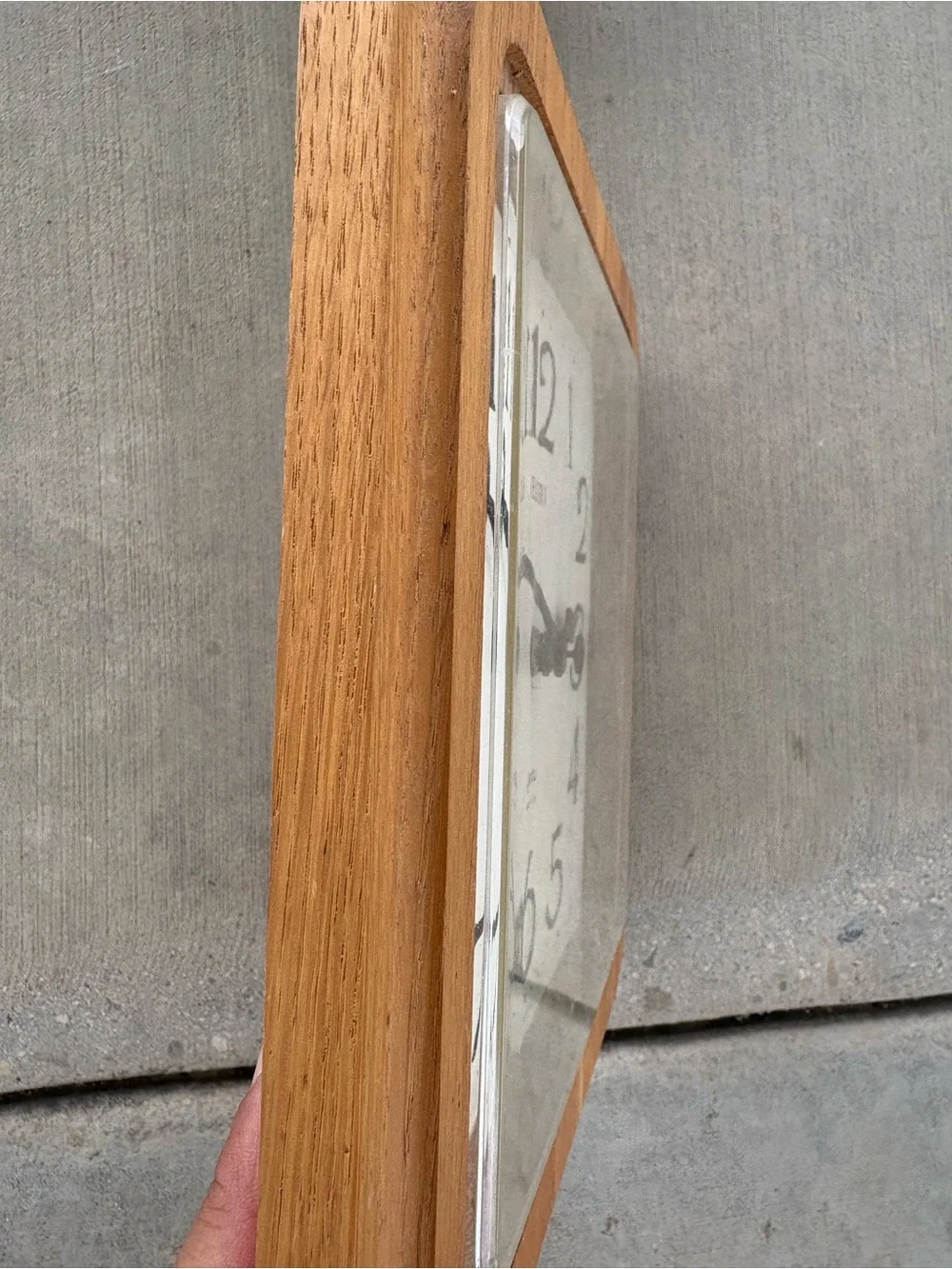 Elgin Wall Clock Wood Vintage